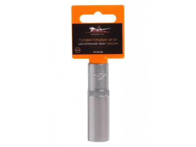 Головка торцевая 1/2 дюйма DR шестигранная 16мм глубокая