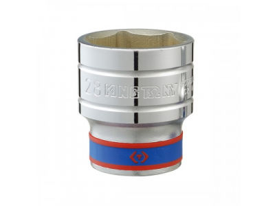 Головка торцевая стандартная шестигранная 1/2", 9 мм, KING TONY