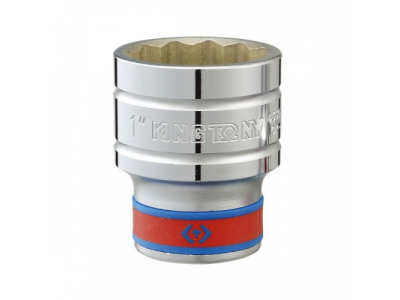 Головка торцевая стандартная двенадцатигранная 1/2", 1&1/8", дюймовая, KING TONY