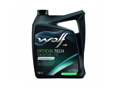 Моторное масло WOLF OFFICIALTECH 5W20 MS-FE 4L