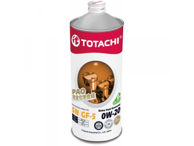 Масло моторное TOTACHI Extra Fuel SN синт. 0W20 1л от TOTACHI Масло моторное TOTACHI Extra Fuel SN синт. 0W20 1л