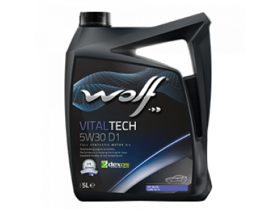 Моторное масло WOLF VITALTECH 5W30 D1 5L