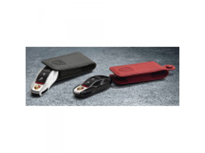 Кожаный чехол для ключа от автомобиля Porsche, артикул 97004400040 от VAG Кожаный чехол для ключа от автомобиля Porsche, артикул 97004400040