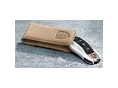 Кожаный чехол для ключа от автомобиля Porsche, артикул 97004400040 от VAG Кожаный чехол для ключа от автомобиля Porsche, артикул 97004400040