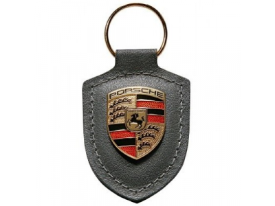 Брелок для ключей с гербом Porsche Crest Keyring, Grey, артикул WAP0500970H от VAG Брелок для ключей с гербом Porsche Crest Keyring, Grey, артикул WAP0500970H