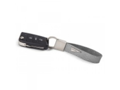 Кожаный брелок Skoda Superb Leather Keyring, Grey, артикул 3V0087011 от VAG Кожаный брелок Skoda Superb Leather Keyring, Grey, артикул 3V0087011