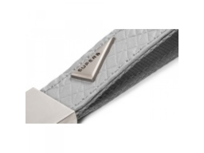 Кожаный брелок Skoda Superb Leather Keyring, Grey, артикул 3V0087011 от VAG Кожаный брелок Skoda Superb Leather Keyring, Grey, артикул 3V0087011
