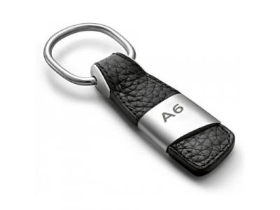 Брелок Audi A6 Key ring leather, артикул 3181400206 от VAG Брелок Audi A6 Key ring leather, артикул 3181400206