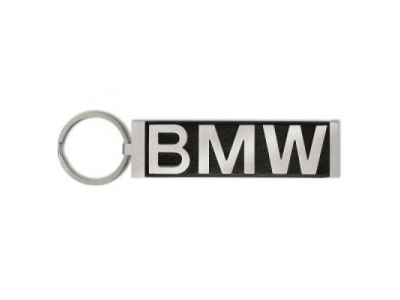 Брелок BMW Key Ring Pendant, Wordmark, Black, артикул 80272411126