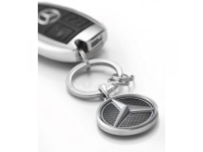 Брелок Mercedes-Benz Key Ring, Las Vegas, silver / black / white, артикул B66958326