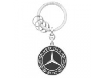 Брелок Mercedes-Benz Key Ring, Untert?rkheim Stainless Steel, Black/Silver от Mercedes Брелок Mercedes-Benz Key Ring, Untert?rkheim Stainless Steel, Black/Silver