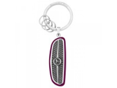 Брелок Mercedes-Benz Key Ring Atlanta, Silver/Black/Plum от Mercedes Брелок Mercedes-Benz Key Ring Atlanta, Silver/Black/Plum