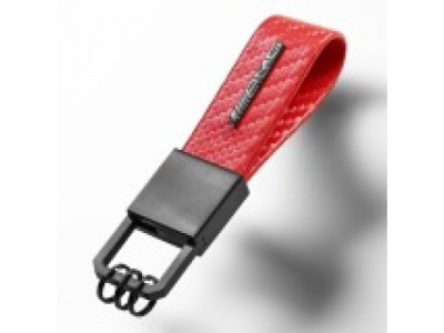 Брелок Mercedes-Benz Key Ring, AMG, Carbon Fibre, Red, Carbon Leather от Mercedes Брелок Mercedes-Benz Key Ring, AMG, Carbon Fibre, Red, Carbon Leather
