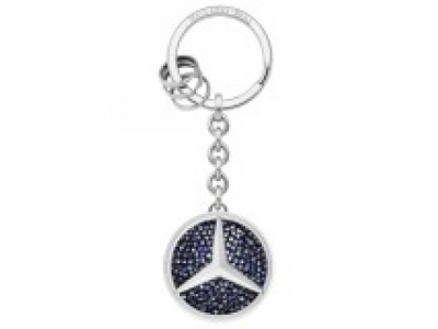 Брелок Mercedes-Benz Key Ring, St. Tropez, Silver-coloured / Blue от Mercedes Брелок Mercedes-Benz Key Ring, St. Tropez, Silver-coloured / Blue