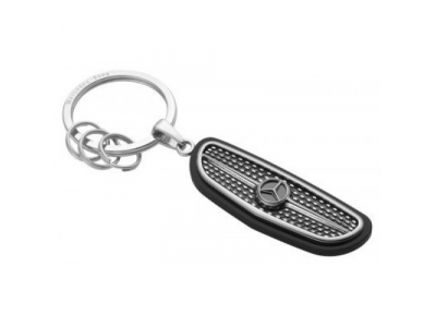 Брелок Mercedes-Benz Key Ring Atlanta, Silver/Black от Mercedes Брелок Mercedes-Benz Key Ring Atlanta, Silver/Black