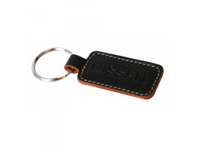 Кожаный брелок Nissan Leather Key Ring, Black от NISSAN Кожаный брелок Nissan Leather Key Ring, Black