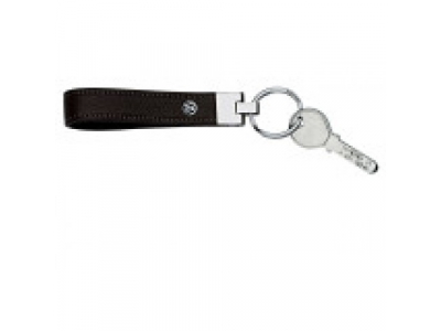 Брелок Volkswagen Metall Key Chain Leather Black от VAG Брелок Volkswagen Metall Key Chain Leather Black