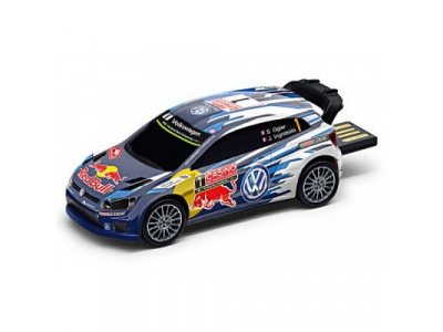 Флешка Volkswagen USB-stick Polo R WRC, Motorsport, 8Gb, артикул 6R0087620B084 от VAG Флешка Volkswagen USB-stick Polo R WRC, Motorsport, 8Gb, артикул 6R0087620B084