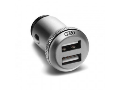 Зарядное устройство Audi Dual Universal Car Charger от VAG Зарядное устройство Audi Dual Universal Car Charger