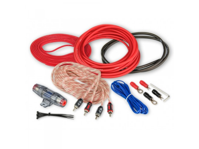 Комплект кабелей для подключения 2-канального усилителя, 10 AWG Aura AMP-2210 от AURA Комплект кабелей для подключения 2-канального усилителя, 10 AWG Aura AMP-2210