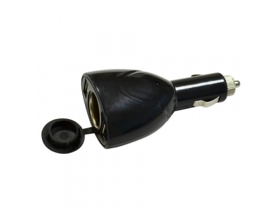 Разветвитель прикуривателя 1 гнездо+2 порта USB (SZU-3) VETTLER