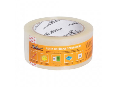 Лента клейкая прозрачная 48 мм*100 м от Airline Лента клейкая прозрачная 48 мм*100 м