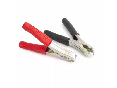 Зажим клеммы АКБ 16 см.с цв.марк.полярности,резин.изоляция ручек,оцинк.сталь 2 шт. AUTOPROFI