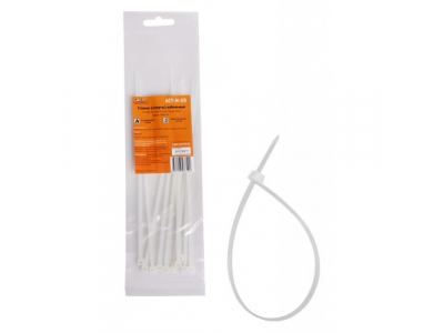 Стяжки (хомуты) кабельные 3,6*200 мм, пластиковые, белые, 10 шт. от Airline Стяжки (хомуты) кабельные 3,6*200 мм, пластиковые, белые, 10 шт.