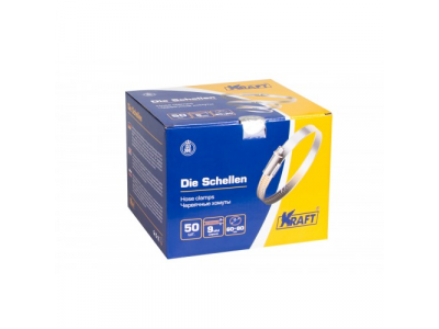 Хомут червячный 60-80 мм OBERKRAFT