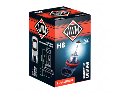 Лампа галогенная AWM H8 12V 35W (PGJ19-1) от AWM Лампа галогенная AWM H8 12V 35W (PGJ19-1)