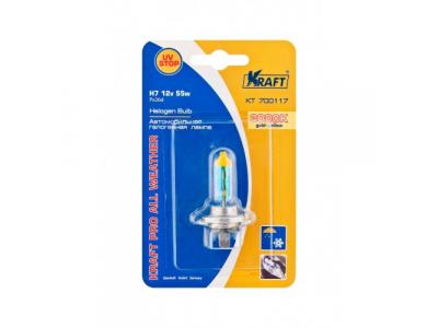 Автолампа H7 12v 55w (PX26d) Kraft Pro All Weather от KRAFT Автолампа H7 12v 55w (PX26d) Kraft Pro All Weather