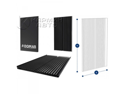 DOMAR dk5075 брызговик 650х700 антиспрей, с комплектом крепежа от DOMAR DOMAR dk5075 брызговик 650х700 антиспрей, с комплектом крепежа