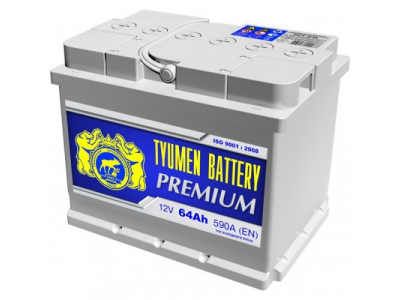 Аккумулятор 6ст - 64 (Тюмень) L Premium - оп от ТЮМЕНСКИЙ АККУМУЛЯТОРНЫЙ ЗАВОД Аккумулятор 6ст - 64 (Тюмень) L Premium - оп